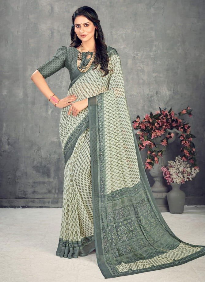 RUCHI KESARIYA CHIFFON 63rd EDITION Designer Casual Wear Chiffon Printed Saree Collection